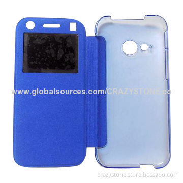 Flip leather case for HTC M8 mini
